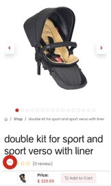 Listing 8 of 11 for Phil & Ted’s Double Stroller