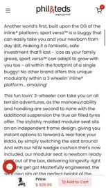 Listing 2 of 11 for Phil & Ted’s Double Stroller