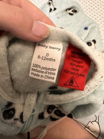 Listing 2 of 2 for Winter panda swaddle bag