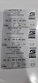 Listing 2 of 2 for Taupo V8 Supercars 3 Day Back (Main) Straight Grandstand Ticket