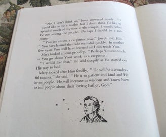 Listing 19 of 20 for Vintage 1958 The Boy Jesus by Pelagie Doane