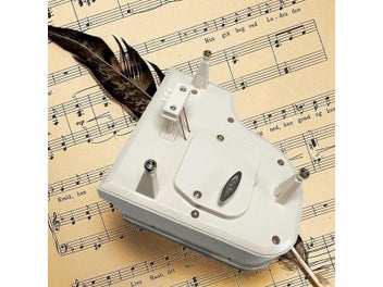 Listing 7 of 9 for White Clockwork Piano Musical Box For Girls Decor