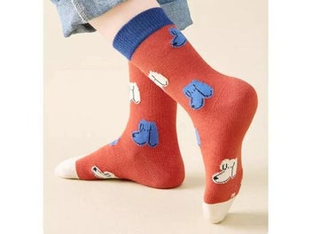 Listing 5 of 9 for 5 Pairs Kids Cotton Socks 1-14T Boys Funny Puppy Pattern