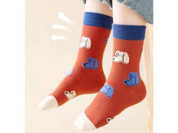 Listing 7 of 9 for 5 Pairs Kids Cotton Socks 1-14T Boys Funny Puppy Pattern