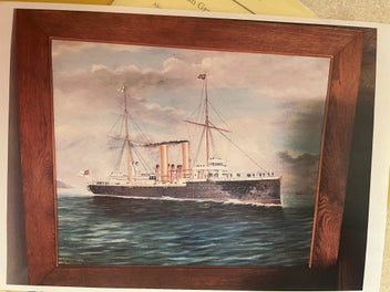 Listing 2 of 2 for Frank Barnes - Original Painting HMS Royal Arthur