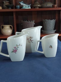 Listing 3 of 4 for Trio Titian Chinese Pheasant graduated Jugs