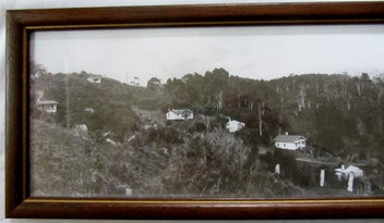 Listing 2 of 8 for ANTIQUE PANORAMIC PHOTOGRAPH OF HALF MOON BAY, STEWART ISLAND