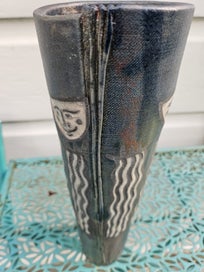 Listing 6 of 6 for POTTERY VASE BY RENOWNED ARTIST JOAN BRUNEAU