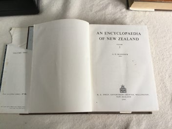 Listing 5 of 7 for First Edition 1966. Set 3 Encyclopaedia of New Zealand