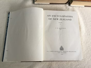 Listing 4 of 7 for First Edition 1966. Set 3 Encyclopaedia of New Zealand