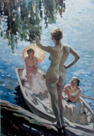 Listing 1 of 4 for EVELYN PAGE (1899-1988) "SUMMER MORN" - QUALITY FRAMED PRINT - NZ ART ICON