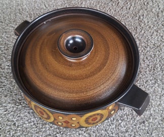 Listing 4 of 17 for <<< VINTAGE "DENBY - ARABESQUE " STONEWARE LIDDED DISH >>>