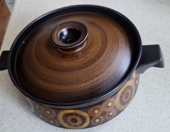 Listing 7 of 17 for <<< VINTAGE "DENBY - ARABESQUE " STONEWARE LIDDED DISH >>>