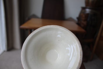 Listing 6 of 12 for Titian Pottery Mahogany Glazed Vase: Great Glaze but a Chip to Base