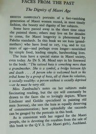 Listing 2 of 20 for 'FACES FROM THE PAST- The Dignity of Maori Age'- Zambucka- 1971- 1st.- 60pp