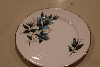 Listing 5 of 6 for Royal Vale Fine China Blue Roses trio