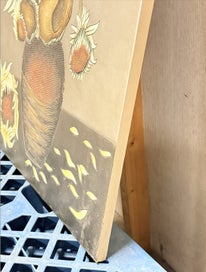 Listing 2 of 6 for $1 Resv Large Textured Sunflower Wall Art – Metallic Finish 3D Effect 1020mm