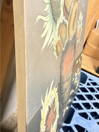 Listing 5 of 6 for $1 Resv Large Textured Sunflower Wall Art – Metallic Finish 3D Effect 1020mm