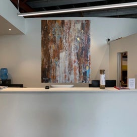 Listing 8 of 16 for ORIGINAL ACRYLIC MIXED MEDIA ABSTRACT PAINTING - Echoes of Time