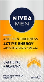 Listing 9 of 9 for Nivea MEN Active Energy Face Moisturiser With Caffeine & Guarana 50ml
