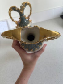 Listing 2 of 3 for Pair of Royal Dux Mantle Vases