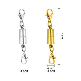 Listing 5 of 5 for Pack Of 10 Color Magnetic Lobster Clasps For Jewelry.