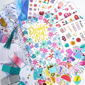 Listing 3 of 7 for DIY Journal Kit, Journal Set for Teenage Girls and Scrapbook & Diary Supplies