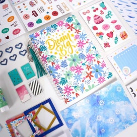 Listing 4 of 7 for DIY Journal Kit, Journal Set for Teenage Girls and Scrapbook & Diary Supplies