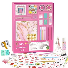 Listing 7 of 8 for Journal kit for Girls, DIY Journal Set , Scrapbook & Diary Supplies Set, Cute