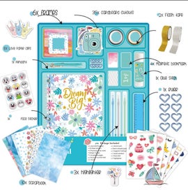 Listing 2 of 7 for Journal kit for Girls, DIY Journal Set , Scrapbook & Diary Supplies Set, Cute