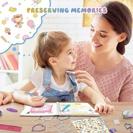 Listing 6 of 7 for Journal kit for Girls, DIY Journal Set , Scrapbook & Diary Supplies Set, Cute
