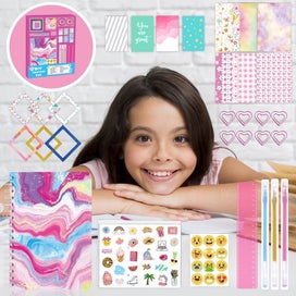 Listing 2 of 8 for DIY Journal Kit for Girls - 48pcs DIY Journal Set for Tween & Teen Girls, Scr