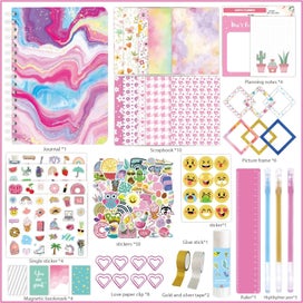Listing 3 of 8 for DIY Journal Kit for Girls - 48pcs DIY Journal Set for Tween & Teen Girls, Scr