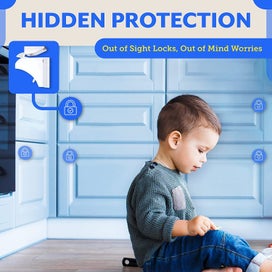Listing 7 of 7 for Cabinet Locks for Babies - 20-Pack Magnetic Baby Proof Safety Latches?, 3 Key