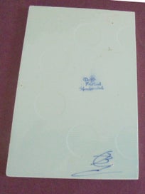 Listing 2 of 3 for CLASSIC HANPAINTED DELFT HOLLAND BLUE & WHITE GLAZED TILE SIGNED