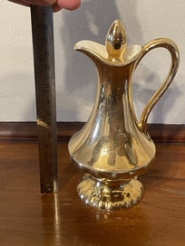 Listing 4 of 4 for Vintage Crown Devon Gold Lustre Decanter