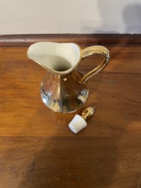 Listing 2 of 4 for Vintage Crown Devon Gold Lustre Decanter