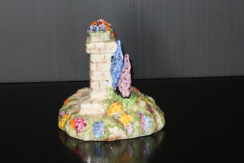 Listing 2 of 4 for ***VINTAGE TUSCAN CHINA PLANT ROCK GARDEN FIGURE c1930***