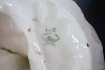 Listing 4 of 4 for ***VINTAGE TUSCAN CHINA PLANT ROCK GARDEN FIGURE c1930***