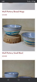 Listing 5 of 5 for Mull Pottery Tobermory Scotland Small Hand Thrown Bowl