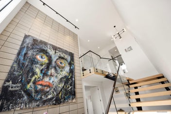 Listing 1 of 1 for Extra Large Painting on Bed Sheet