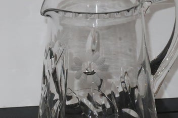 Listing 2 of 2 for ***FABULOUS CUT CRYSTAL AND ETCHED DESIGN CRYSTAL JUG***