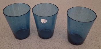 Listing 8 of 9 for <<< SCANDINAVIAN " KASTRUP GLASEERK - DENMARK" (3) GLASSES >>>
