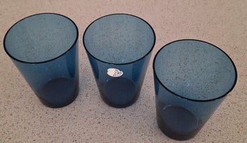 Listing 9 of 9 for <<< SCANDINAVIAN " KASTRUP GLASEERK - DENMARK" (3) GLASSES >>>