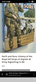 Listing 8 of 9 for NEW Swift and Sure History of The Royal New Zealand Corps of Signals & Army