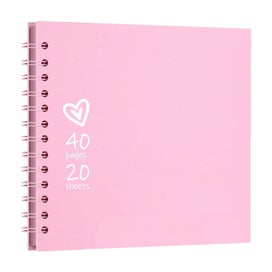 Listing 2 of 9 for 10 x 10 Inch DIY Scrapbook Album 40 Pages Hardcover Kraft Paper Scrap Book Ph