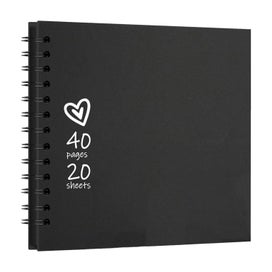 Listing 6 of 9 for 10 x 10 Inch DIY Scrapbook Album 40 Pages Hardcover Kraft Paper Scrap Book Ph