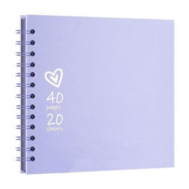 Listing 8 of 9 for 10 x 10 Inch DIY Scrapbook Album 40 Pages Hardcover Kraft Paper Scrap Book Ph