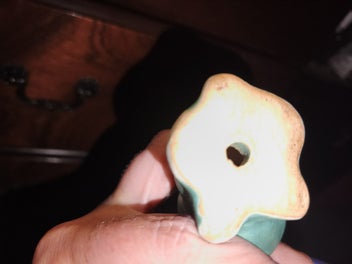 Listing 4 of 4 for VINTAGE SNUB NOSED BUNNY IN GREEN