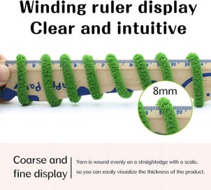 Listing 4 of 9 for 100g Soft Chenille Yarn Velvet Yarn for Crocheting, Fluffy Yarn for Knitting